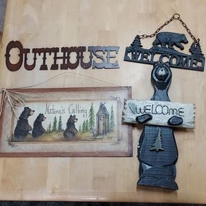 Primitive Country Bear Decor
